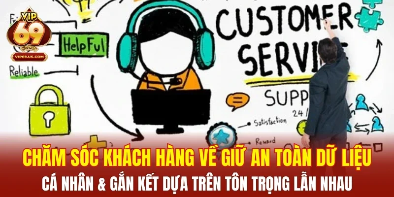 Chăm sóc khách hàng về giữ an toàn dữ liệu cá nhân & gắn kết dựa trên tôn trọng lẫn nhau
